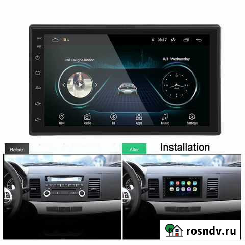 Магнитола с GPS android wifi новая 2din Набережные Челны - изображение 1