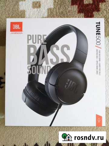 Новые Оригинальные Чёрные JBL tune 500 Ростов-на-Дону - изображение 1