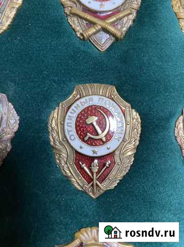 Значок Отличный Пожарник Калининград - изображение 1