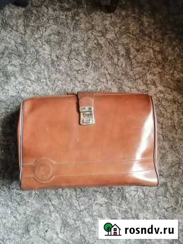 Мужской кожаный портфель СССР Магнитогорск - изображение 1