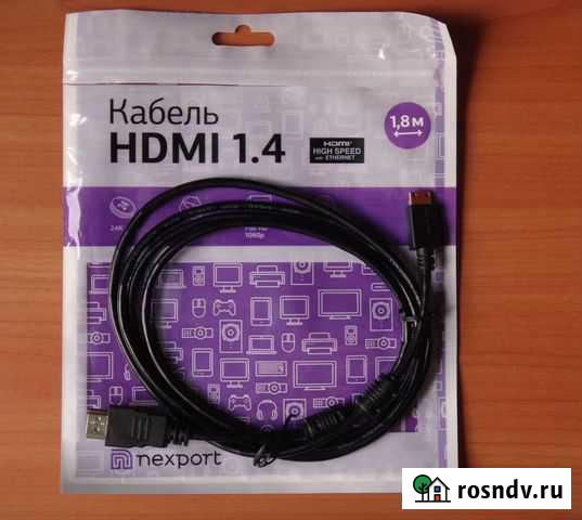 Кабель 1,8м Nexport mini Hdmi - Hdmi 1.4 Санкт-Петербург - изображение 1