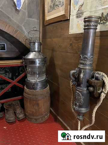 Старинный большой корабельный фонарь, СССР Астрахань - изображение 1