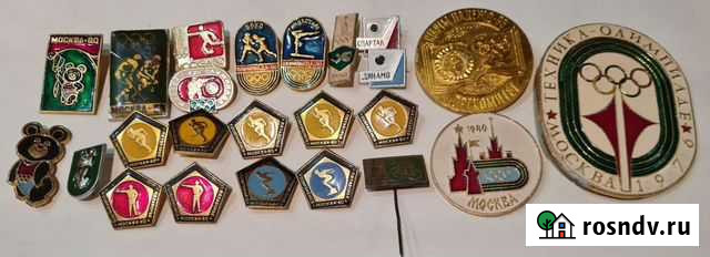 Значки Олимпиада 80 СССР Курск - изображение 1