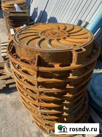 Люк чугунный канализационный Чебоксары - изображение 1