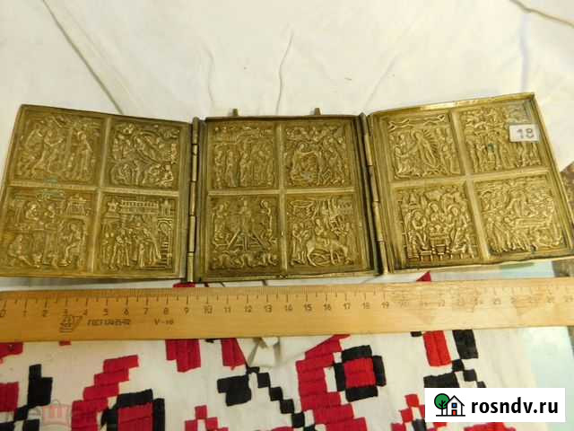 Икона Складень Праздники 19 век Барнаул - изображение 1
