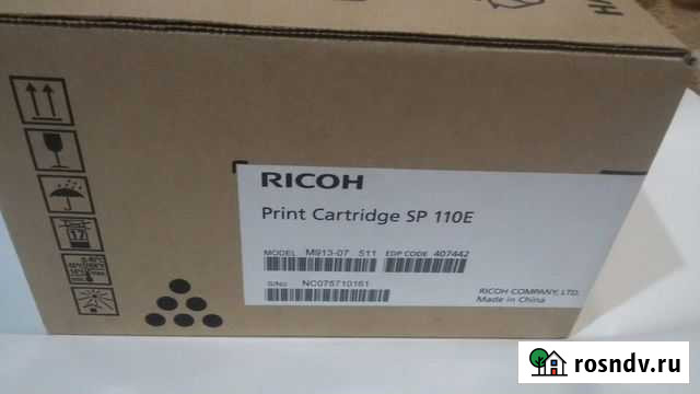 Картридж ricoh sp110e новый для Ricoh SP 111 Ростов-на-Дону - изображение 1