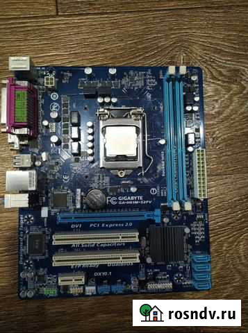 Материнская плата s1155 GA-H61M-S2PV Тюмень - изображение 1