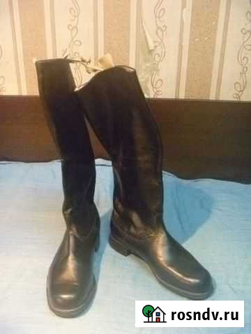 Сапоги хромовые СССР новые со склада 44 размер Братск - изображение 1