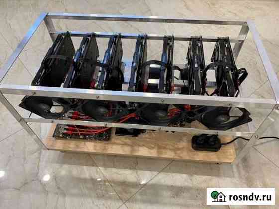 Ферма для майнинга (майнинг риг) 7xRX570 210MH/s Иркутск