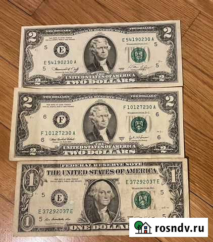 Банкнота 2 доллара и 1 Ростов-на-Дону - изображение 1