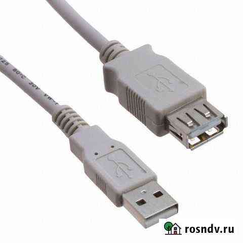 Кабель USB (m) - USB (f) 1.5, 3, 5 метров Пермь