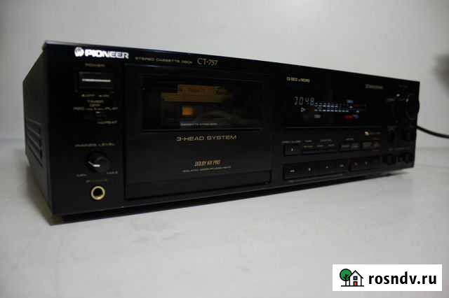 Pioneer CT-757 Трехголовая кассетная дека Japan Санкт-Петербург - изображение 1