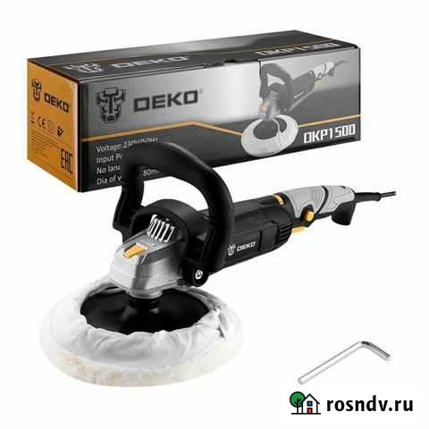 Шлифмашина полировальная сетевая deko DKP1500, 180 Майма - изображение 1