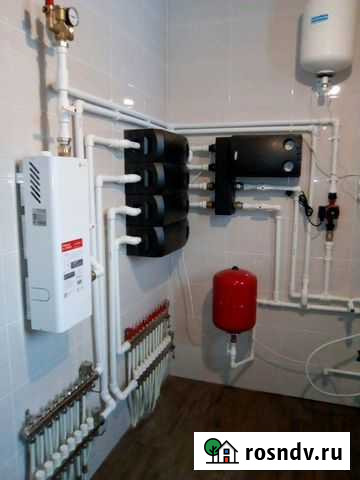 Монтаж систем отопления, водопровода, канализации Сурок - изображение 1