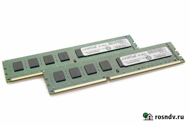 DDR3 Crucial 2 x 2Gb 1333MHz Уфа - изображение 1