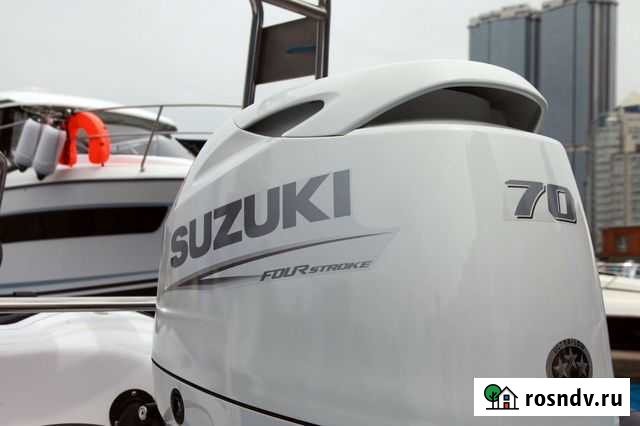 Мотор лодочный Suzuki DF70ATX, белый Владивосток - изображение 1