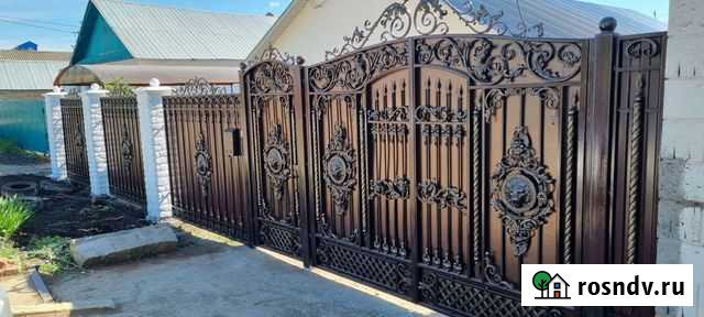 Ворота кованые, калитка и забор Зирган - изображение 1