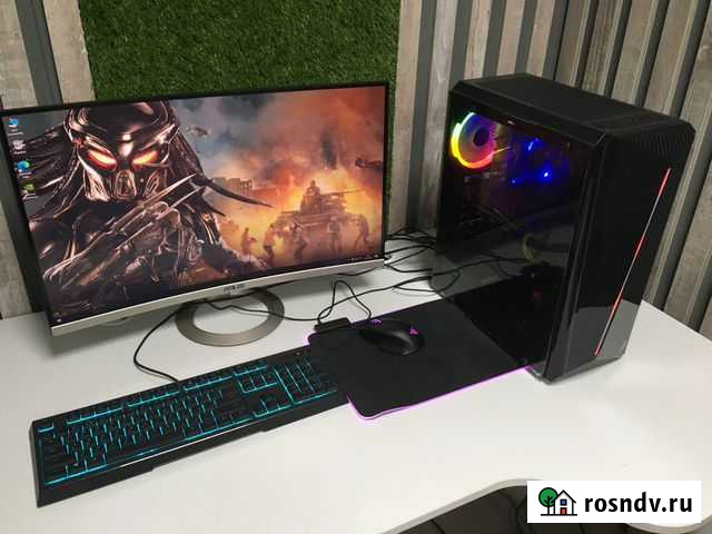 Создан для игр I3-10100F/8gb DDR4/ssd120 gb/RX550 Воронеж - изображение 1