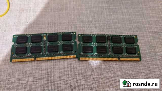 Оперативная память ddr3 2х2 4 gb для ноутбука Пятигорск - изображение 1