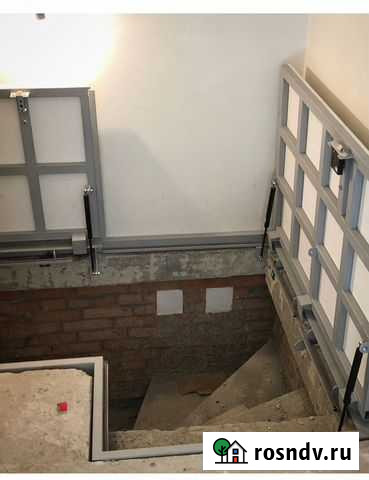 Люк в подвал под плитку с амортизаторами скрытый Самара - изображение 1