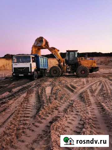 Спецтехника. Экскаватор погрузчик.Песок, щебень, г Сердобск - изображение 1