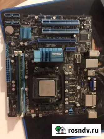 Процессор amd fx4300 + asus m5a78l-m le Челябинск - изображение 1