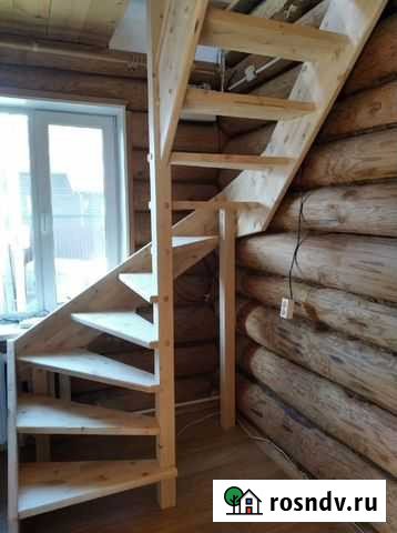 Лестница деревянная Краснодар - изображение 1