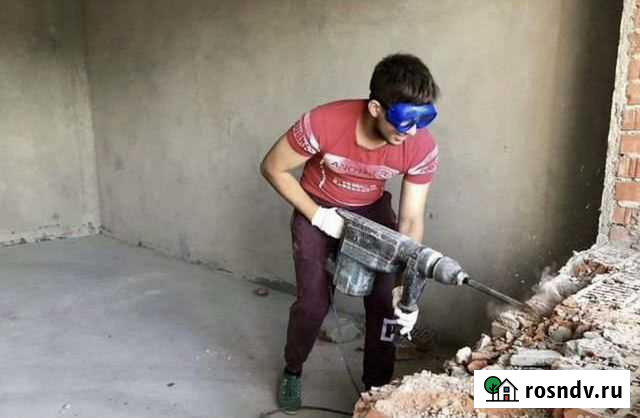 Демонтажные работы/демонтаж стяжки/вывозим за собо Яблоновский - изображение 1