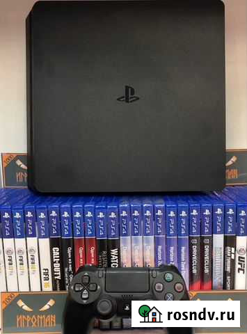 Игровая приставка PS4 Slim 1TB продажа/обмен Мурманск - изображение 1