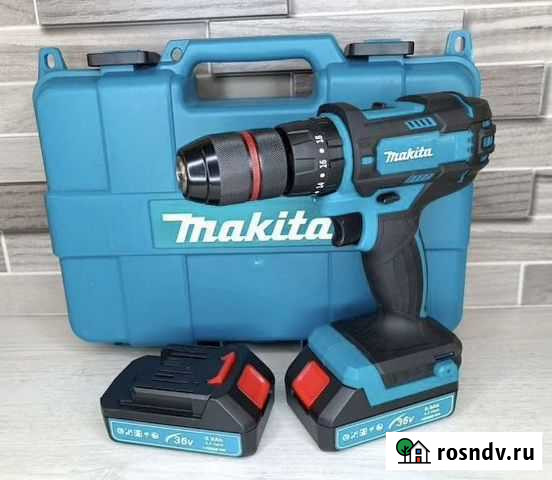 Шуруповерт makita 36V ударный мощный новый Пермь - изображение 1
