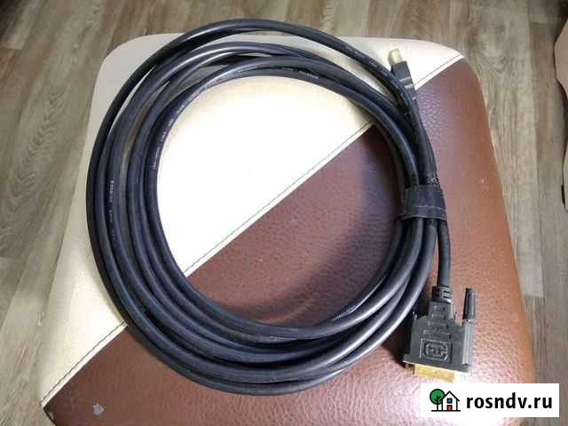 Кабель hdmi-DVI 5м Бердск - изображение 1