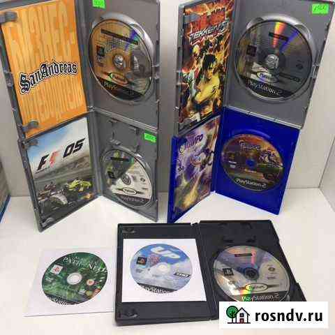 7 дисков PS2 лицензия комплектом Рязань