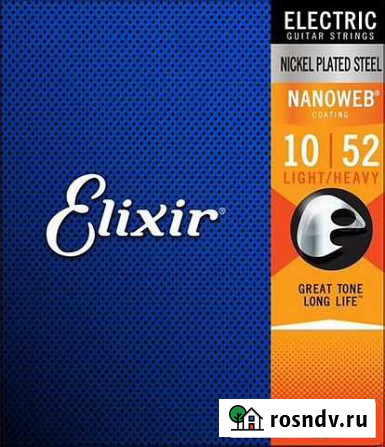 Струны для электрогитары Elixir 12077 nanoweb Иркутск - изображение 1