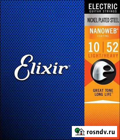 Струны для электрогитары Elixir 12077 nanoweb Иркутск - изображение 1