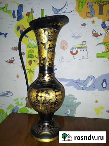 Ваза Кувшин Индия Латунь Ярославль - изображение 1