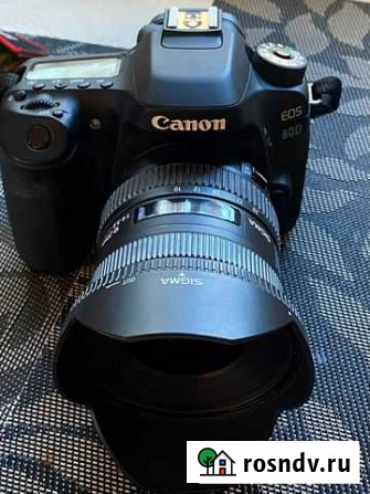 Фотоаппарат Canon 80D + Sigma AF 10-20 mm Симферополь - изображение 1