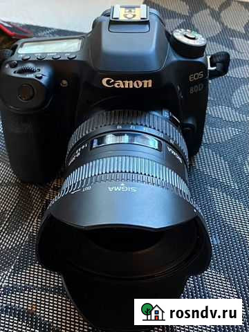 Фотоаппарат Canon 80D + Sigma AF 10-20 mm Симферополь - изображение 1