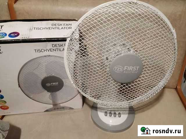 Вентилятор настольный first austria Санкт-Петербург - изображение 1