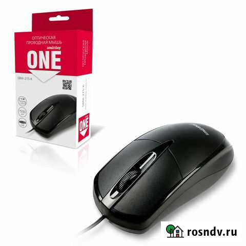 Мышь SmartBuy SBM-215-K оптическая USB Красноярск - изображение 1