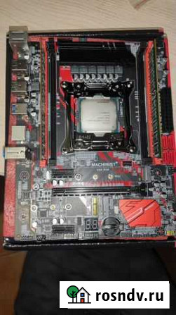 Комплект Machinsit X99-RS9+Xeon 2640V3+16гб DDR4 Ангарск - изображение 1