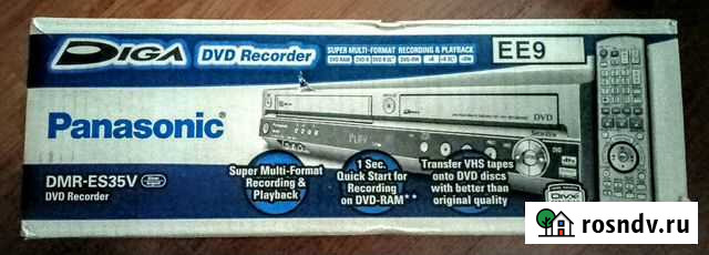 DVD+VHS рекордер Panasonic DMR-ES35V на запчасти Липецк - изображение 1