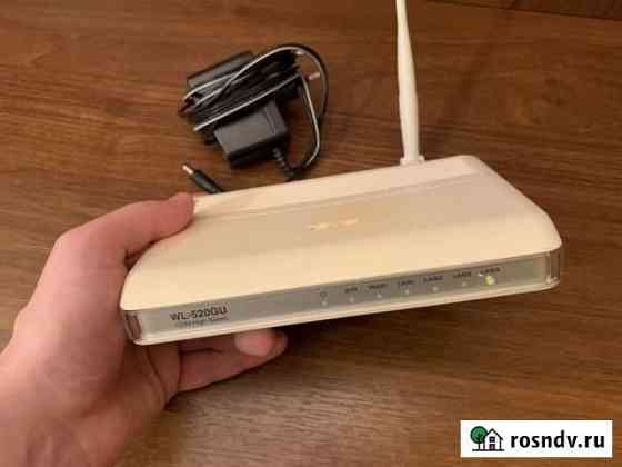 Wi-Fi роутер Маршрутизатор asus WL-520GU Смоленск