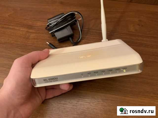 Wi-Fi роутер Маршрутизатор asus WL-520GU Смоленск - изображение 1