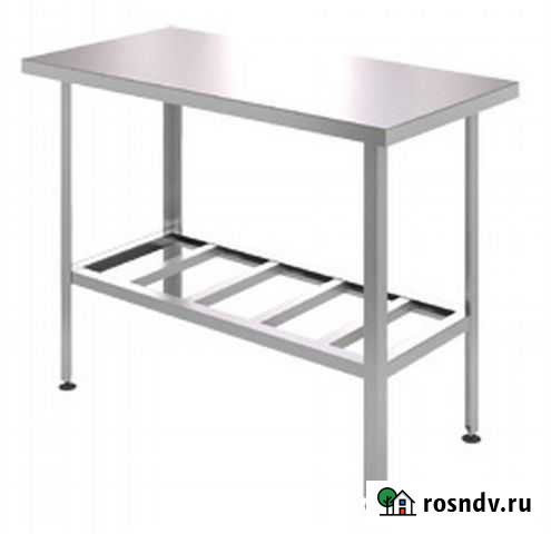 Стол разделочный ср-3/950/800-Э с бортом Уфа - изображение 1