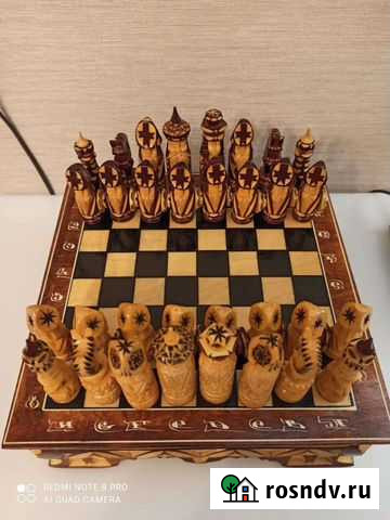 Шахматы ручной работы коллекционные Обнинск - изображение 1