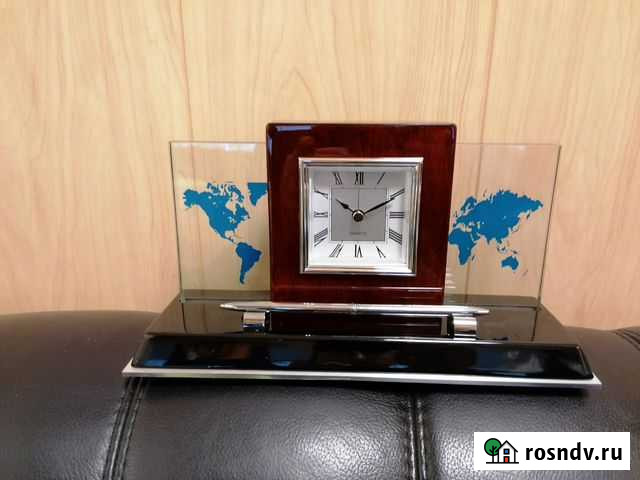 Настольный набор руководителя с часами Новый Санкт-Петербург - изображение 1