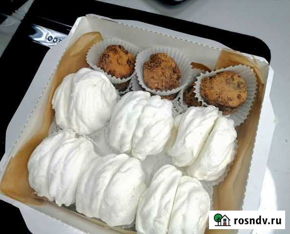 Набор вкусняшек. зефир+Трюфель ручной работы Курск - изображение 1