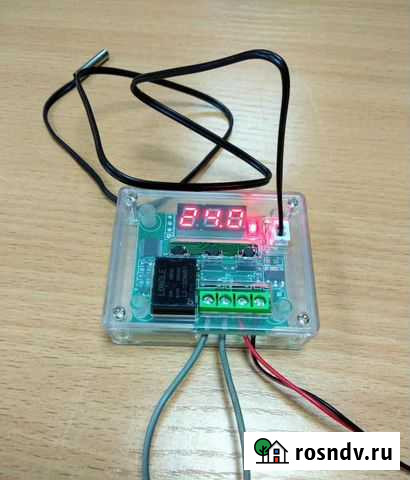 Электронный термостат терморегулятор W1209 в кейсе Красноярск - изображение 1