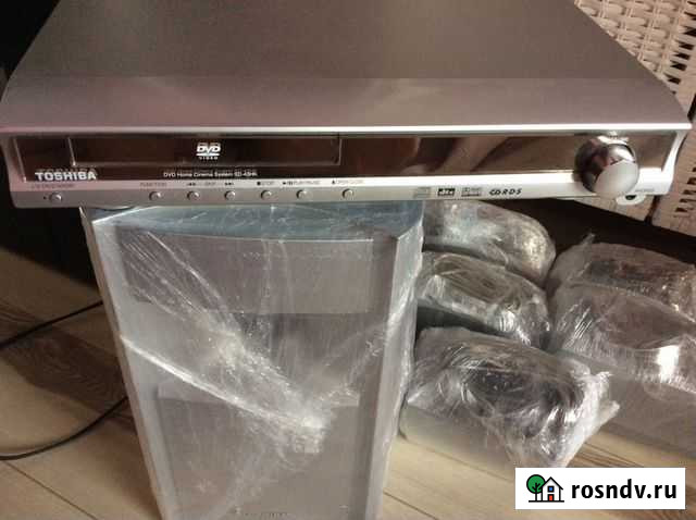 Домашний кинотеатр toshiba, 5 колонок, сабвуфер, D Челябинск - изображение 1