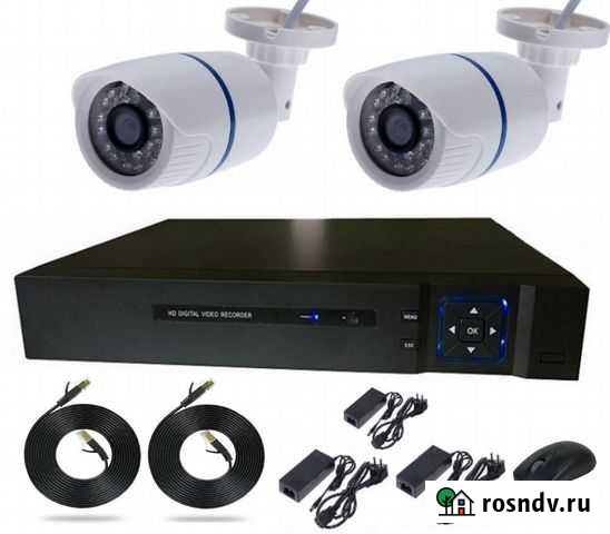 Видеонаблюдение (комплект 2 IP видеокамеры) Пермь - изображение 1